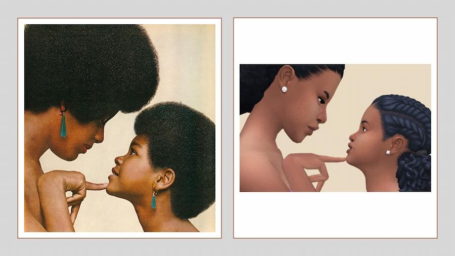 Mother & Daughter Gallery Pose