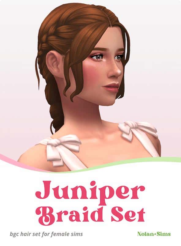 Sims 4 Braids CC Hair