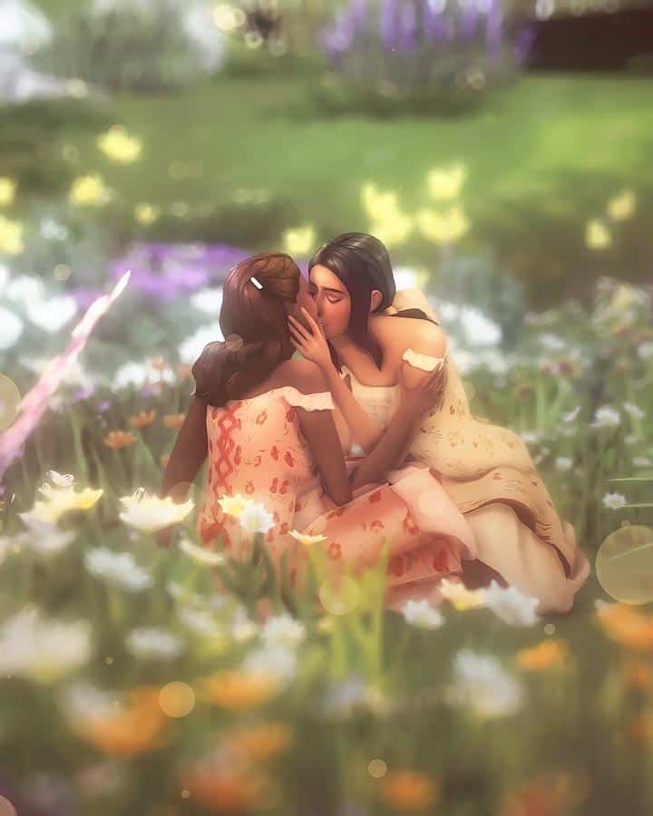 Sims 4 Cottagecore Couple Poses