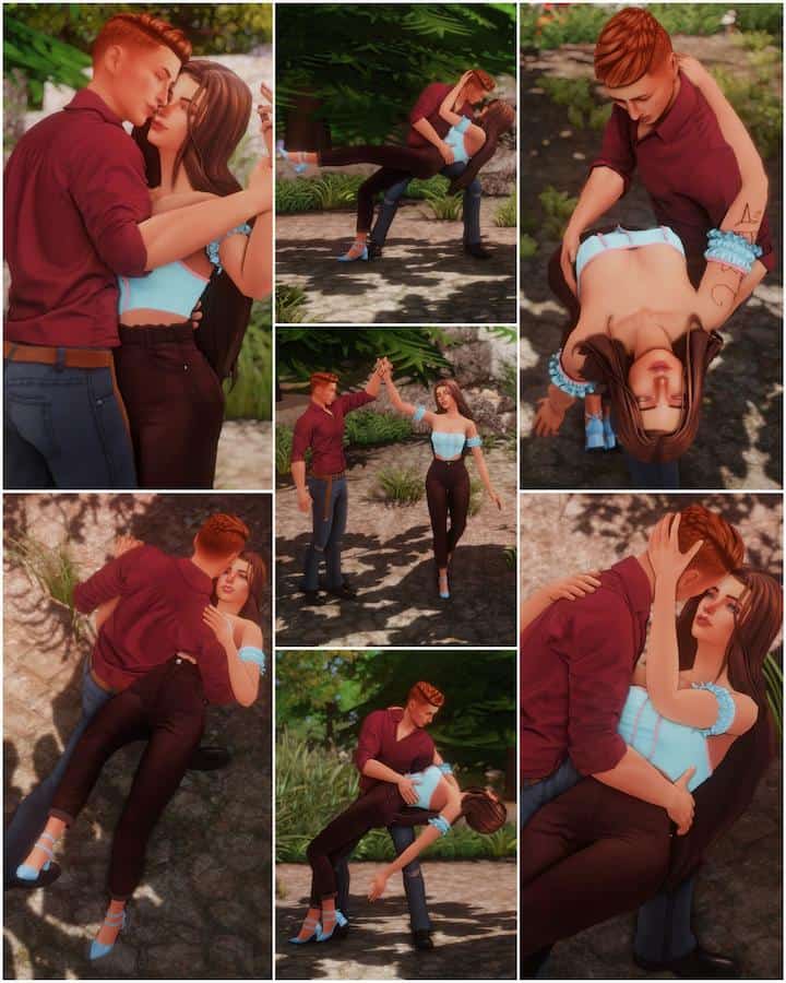 Sims 4 Couple Dance Pose Pack