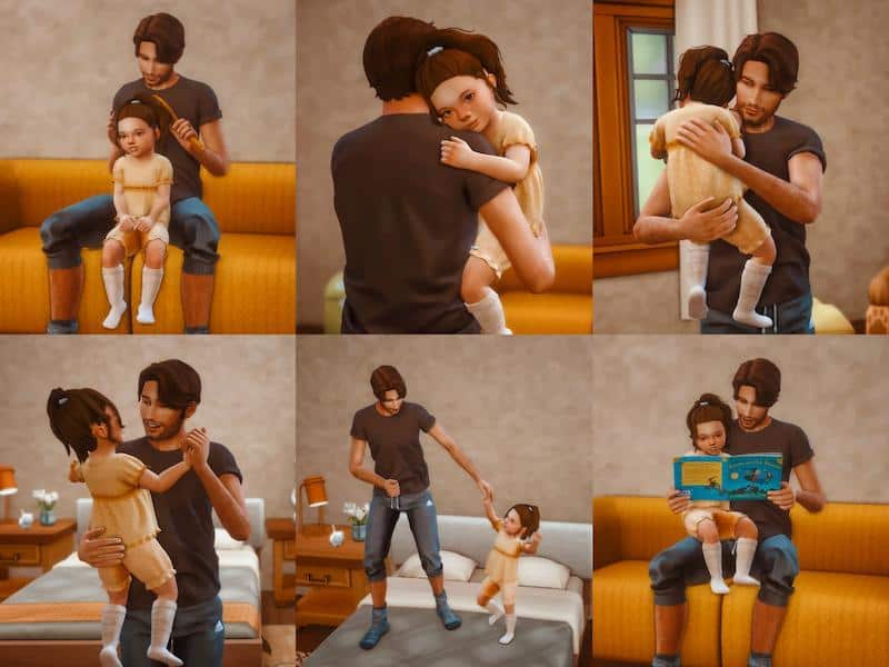 Sims 4 Father Daughter Poses