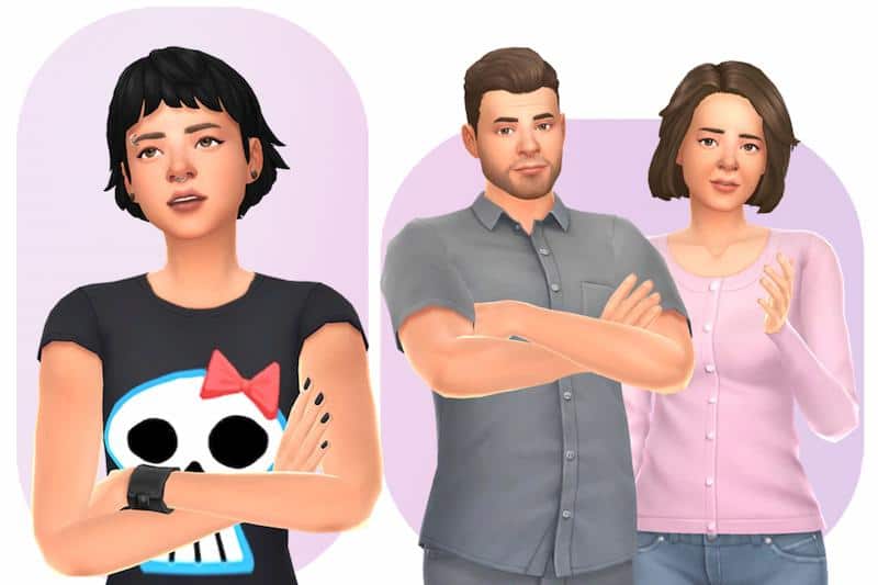 Family Gallery Pose with Teen