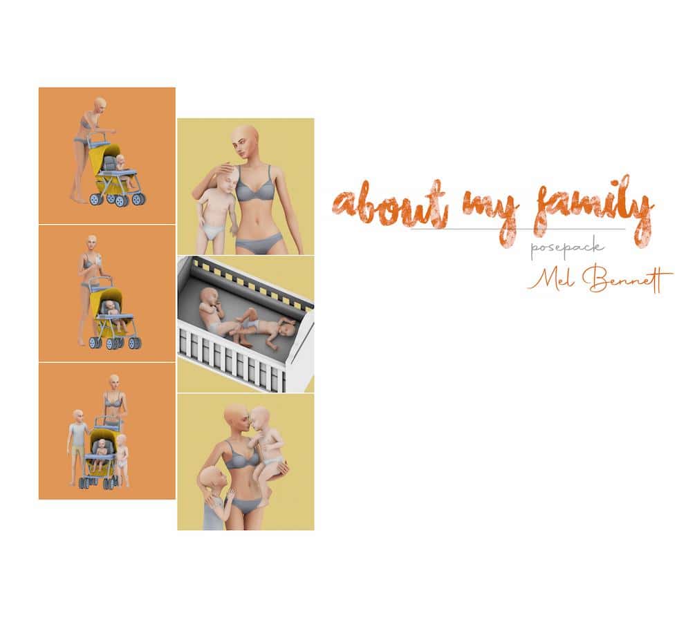 Sims 4 Family Posepack