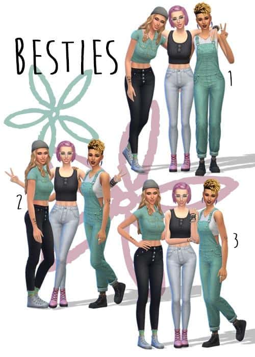 Sims 4 Group Gallery Poses