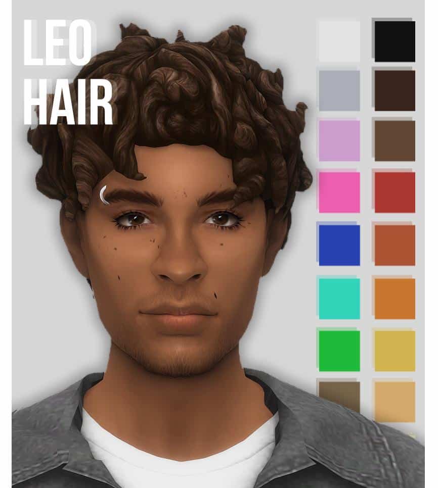 Sims 4 Leo Male Hair