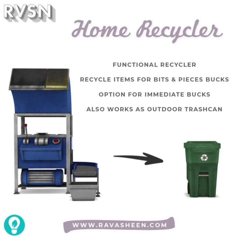 Trash Talk Sims 4 Recycler