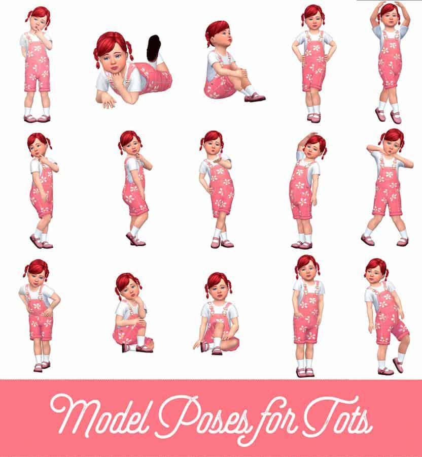 Toddler Model Poses for CAS