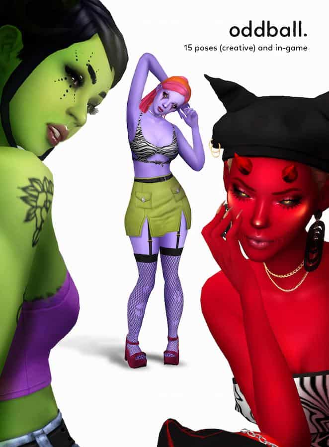 Unique CAS Poses for Sims 4