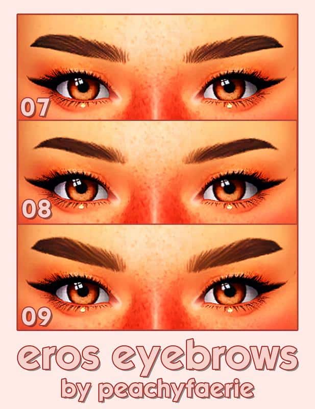Eros Sims 4 Eyebrows