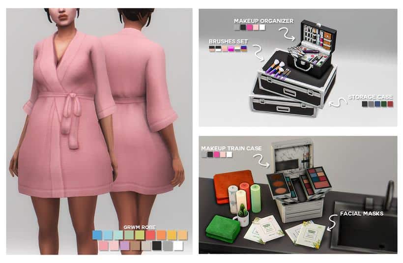 Sims 4 Beauty Clutter