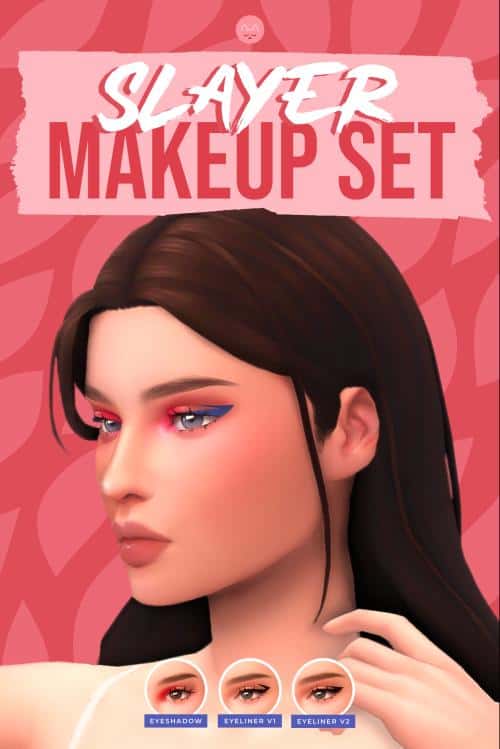 Slayer Sims 4 Makeup Set CC