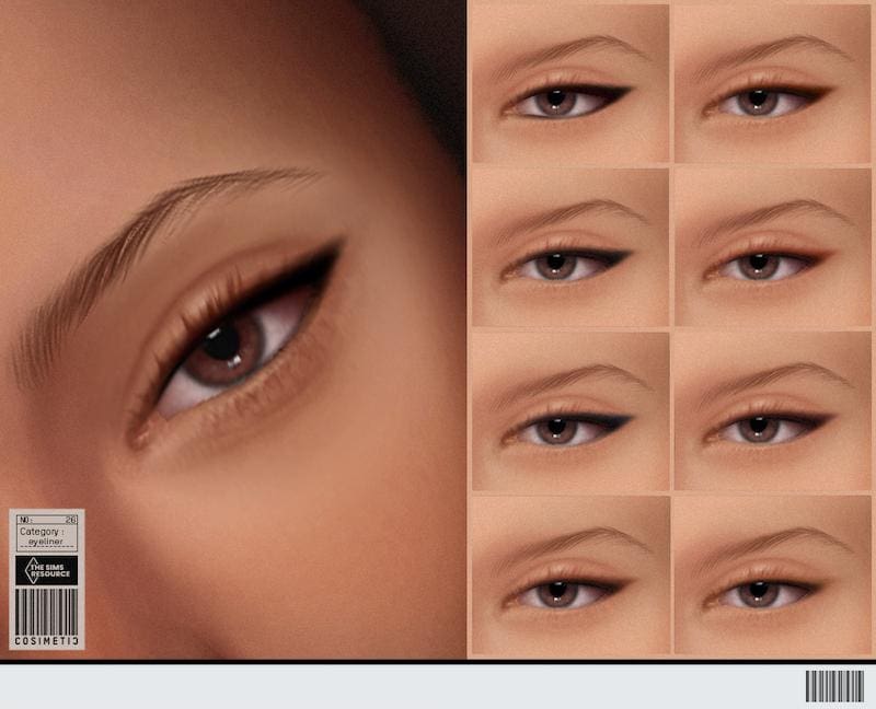 Sims 4 Natural Eyeliner