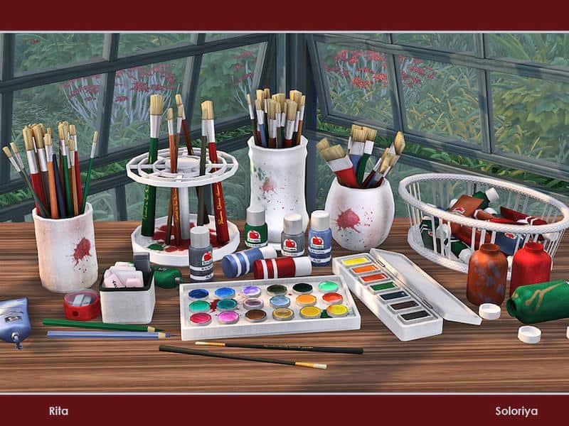 Sims 4 Art Clutter CC