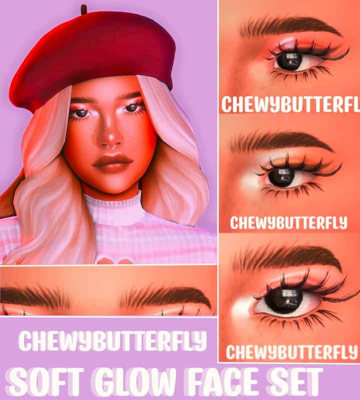 Sims 4 Fluffy Eyebrows
