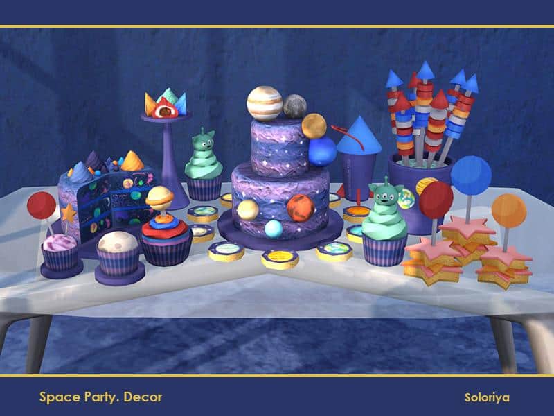 Sims 4 Birthday Party Clutter