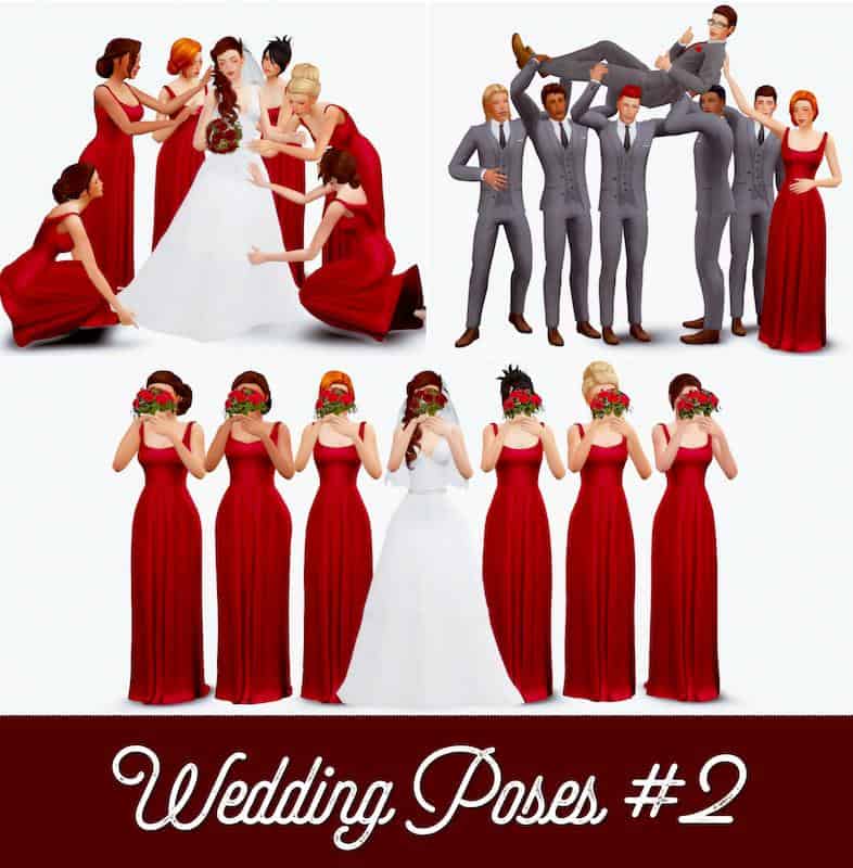Sims 4 Group Wedding Poses