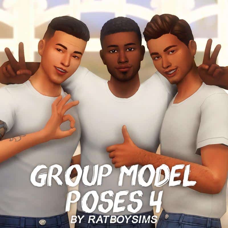Sims 4 Male Group Poses