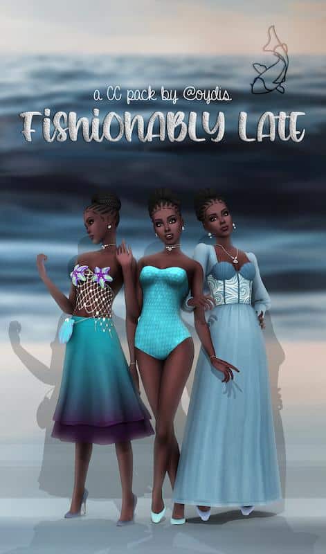 Sims 4 Mermaid CC Clothes Pack