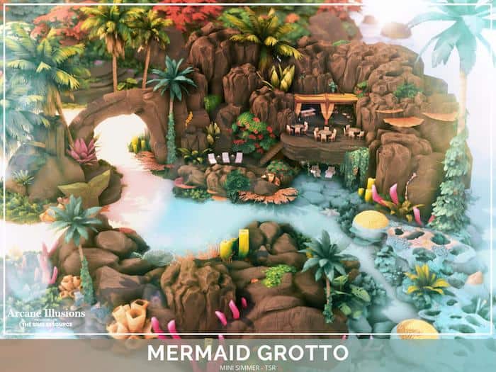 Mermaid Hangout Sims 4 Lot