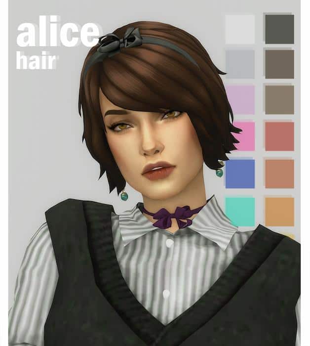 Alice from Twilight CC Hair