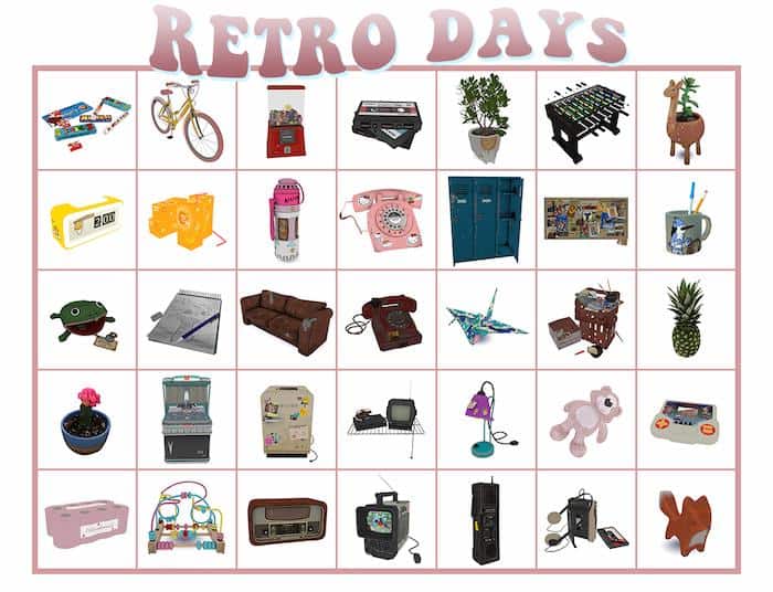 Retro Days Sims 4 Clutter CC