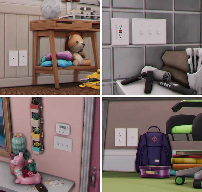 Light Switches & Outlets for Sims 4