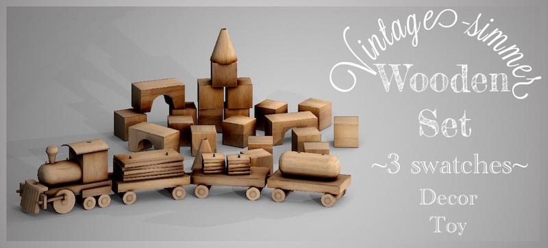 Sims 4 Wooden Toys