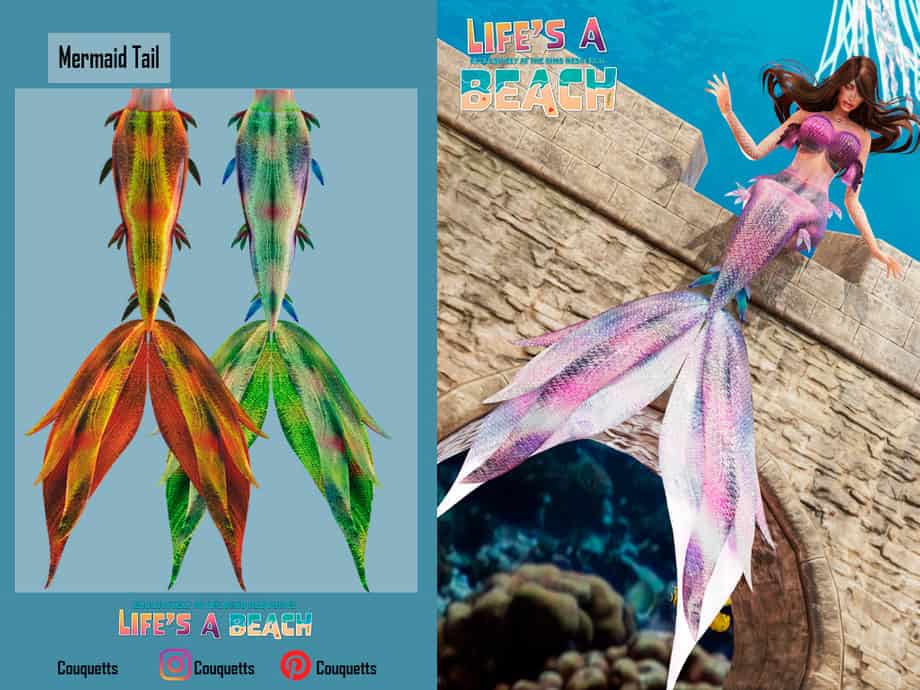 Life’s A Beach Mermaid Tail
