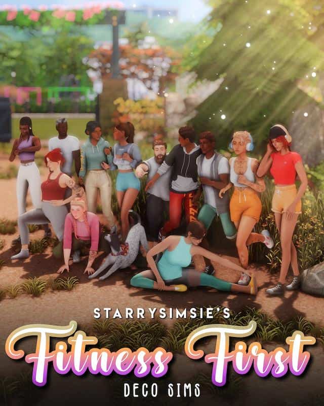 Fitness Deco Sims for Sims 4
