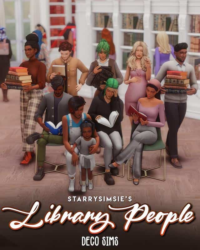 Deco Sims at The Library