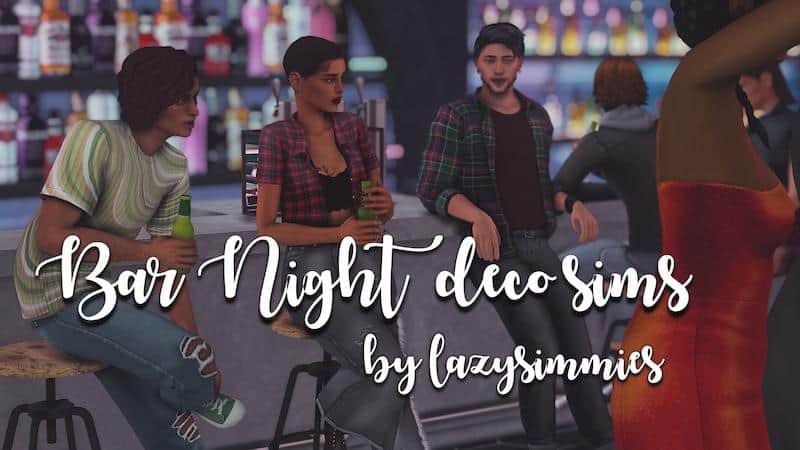 Sims 4 Bar Deco Sims