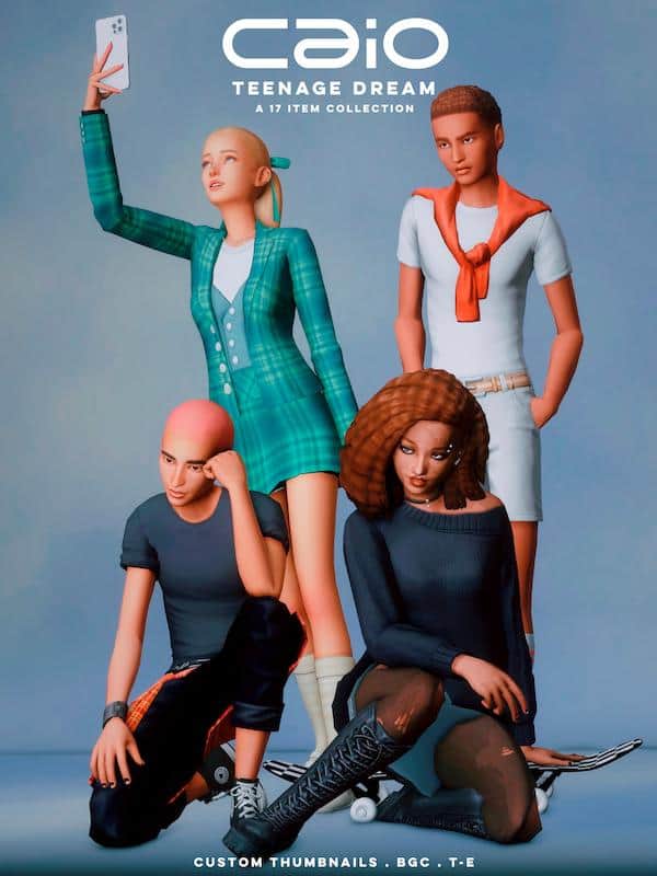 Teenage Dreams Sims 4 CC Pack
