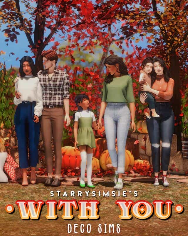 Couple & Family Deco Sims