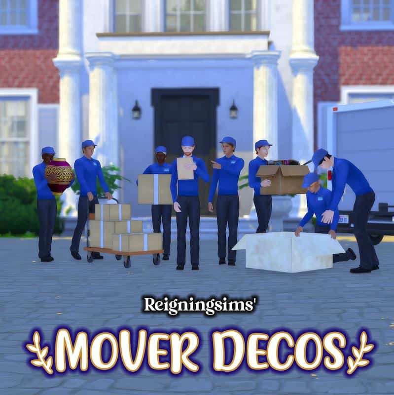 Movers Sims 4 Deco Sims