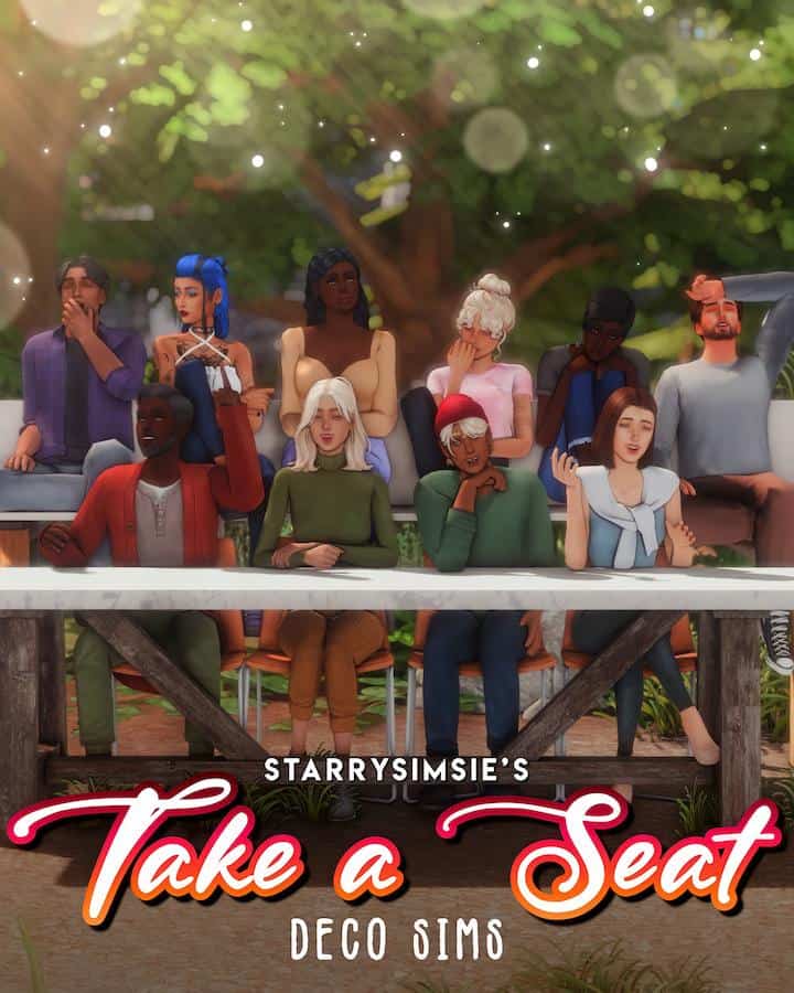 Sitting Sims 4 Deco Sims