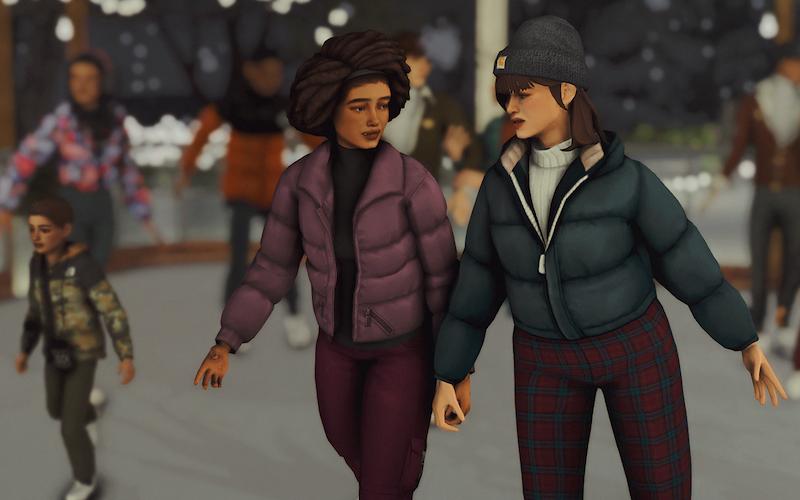 Sims 4 Ice Skating Deco Sims