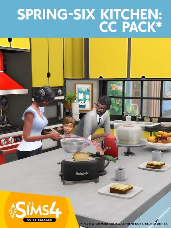 Sims 4 Kitchen Custom Content Pack