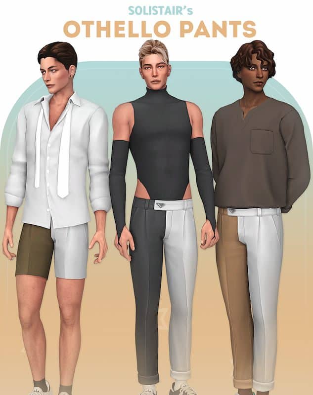 Sims 4 Male CC Pants