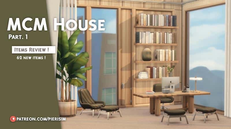 Midcentury Modern CC Furniture Pack