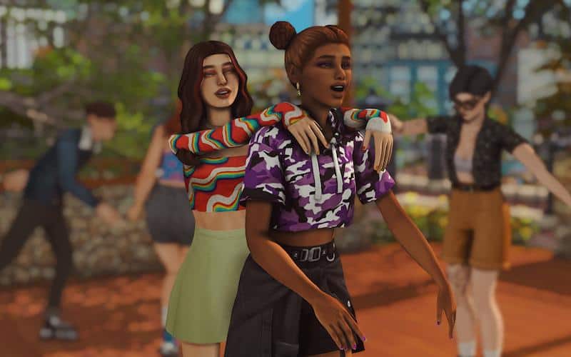 Roller Skating Deco Sims