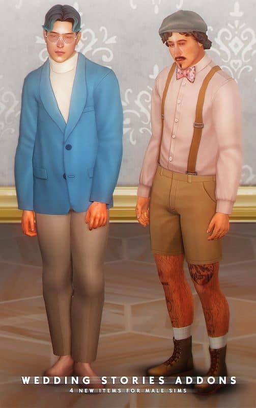 Sims 4 Wedding Stores Male CC Add Ons
