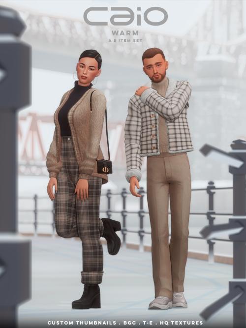 Winter Clothes Sims 4 Custom Content Pack