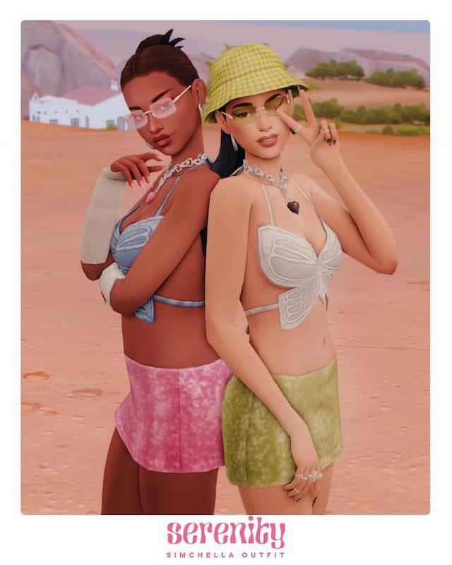 Y2K Festival Sims 4 CC Outfits