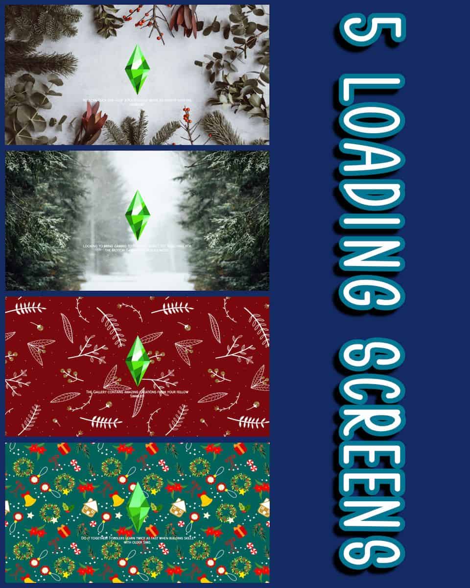 Winter Sims 4 Loading Screens