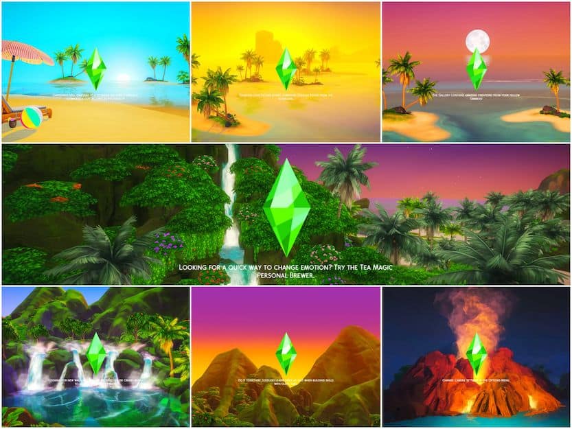 Sims 4 Sulani Loading Screens
