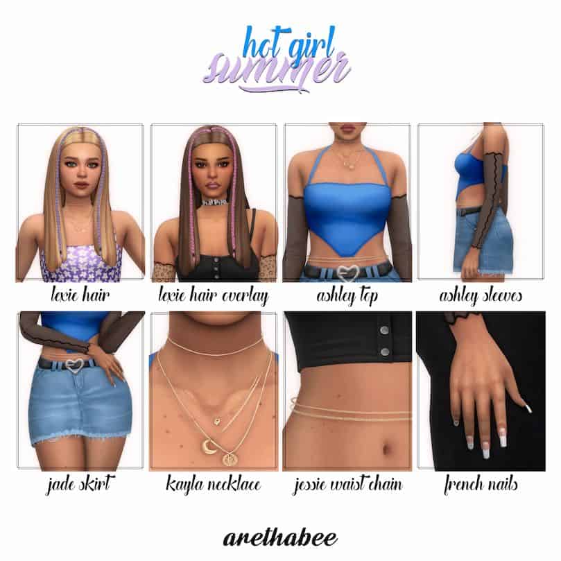 Sims 4 Teen CC Clothing Pack
