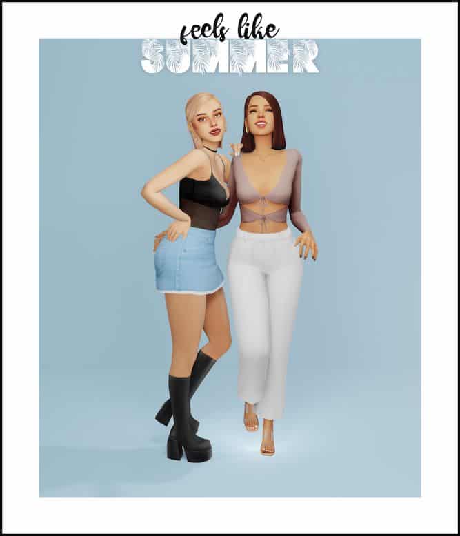 Summer Teen CC Clothing Pack