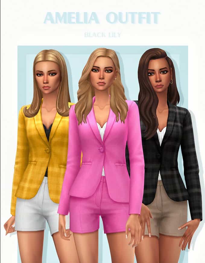 Amelia Sims 4 Outfit