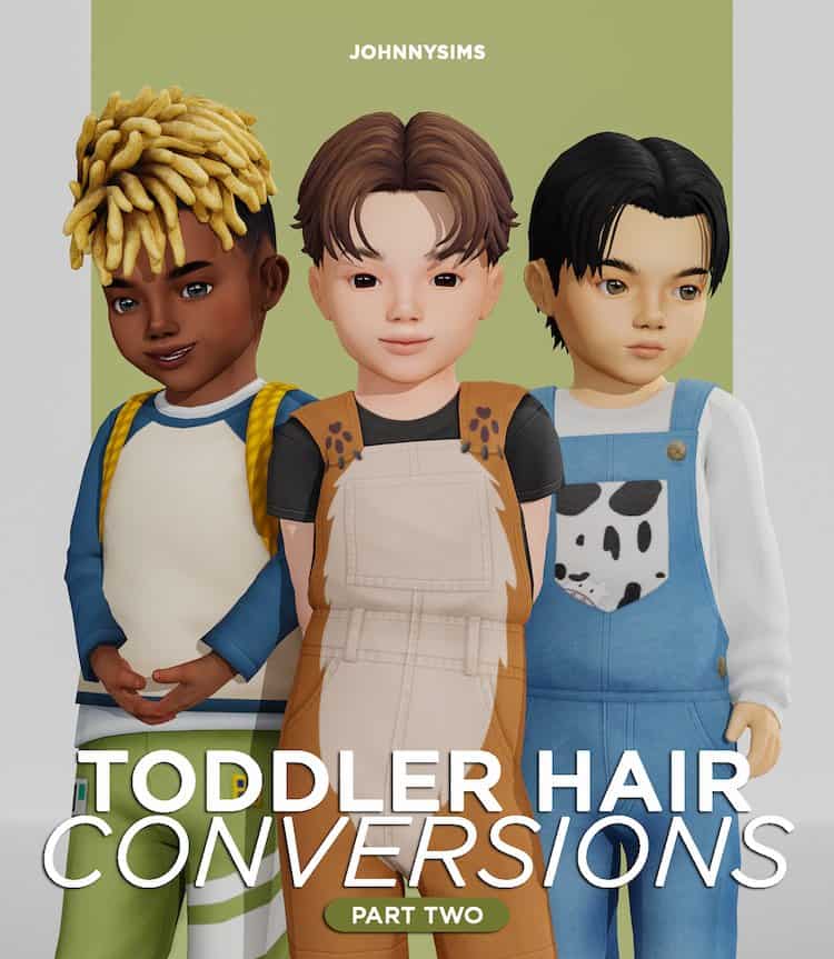 Toddler Male Sims 4 Hair Conversions