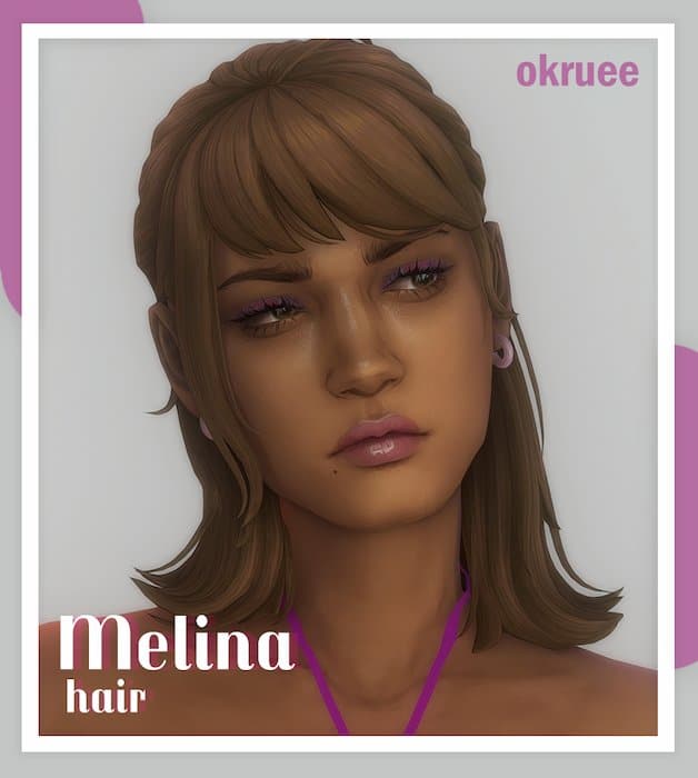 Melina Sims 4 Hair